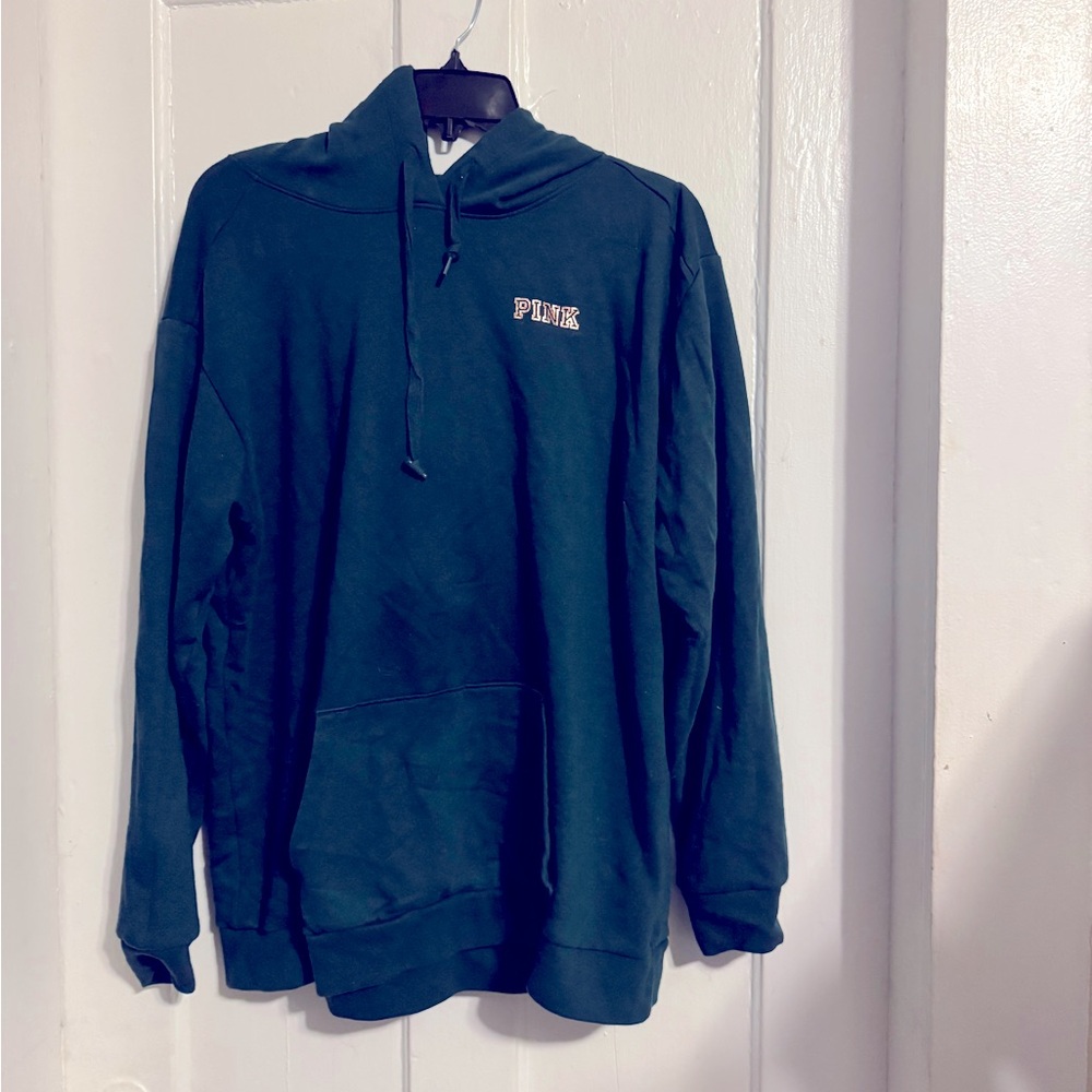 Dark green and gold Victoria secret pink hoodie